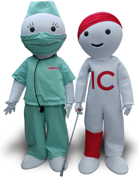 HEALTH CARE MASCOT COSTUMES